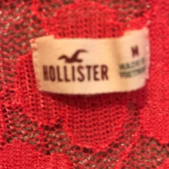 Hollister Coral Fit n Flare Dress Medium - Picture 6 of 6